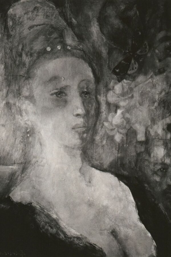 Milan Zezula, Příběh paní z dávna, 1986, olej. Foto: M. Novák